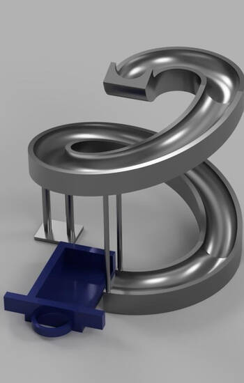 Gesamte Gehäuse gerendert Gesamte Gehäuse gerendert