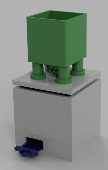 Gesamte Gehäuse gerendert Gesamte Gehäuse gerendert